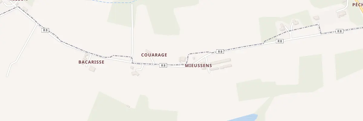 Plan du 552 Rte de Las Berettes à Bernède