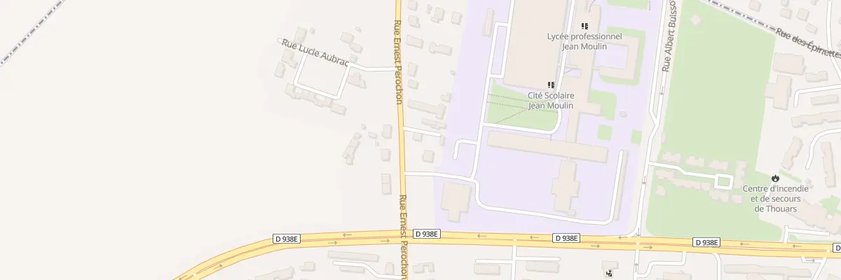 Plan du 90 Rue Ernest Pérochon à Thouars