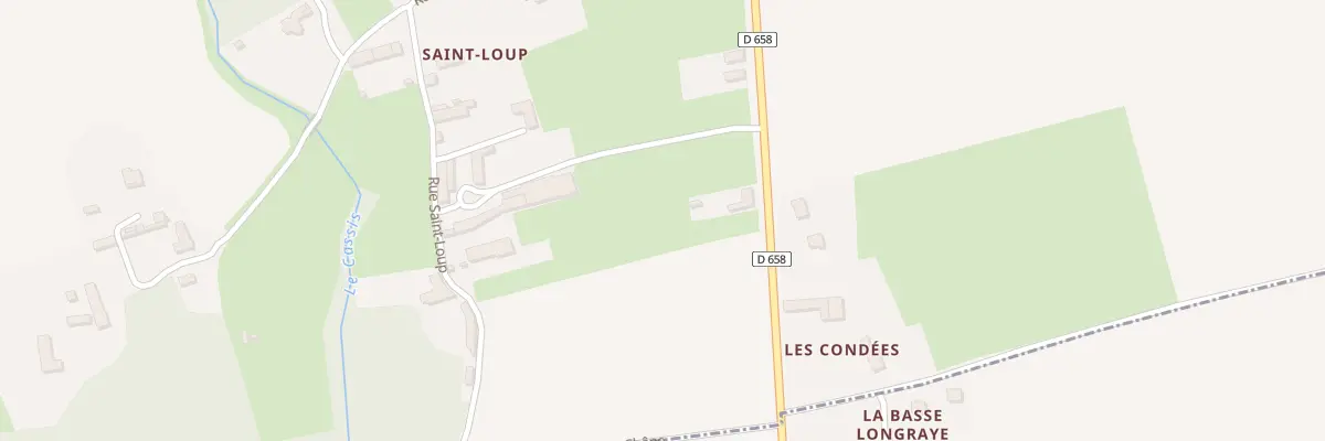 Plan du 20 Rte de Caen à Soulangy