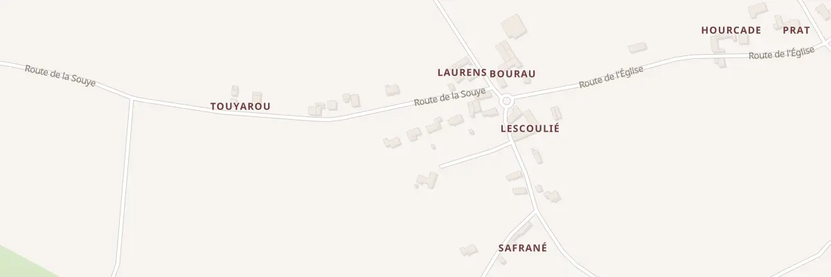 Plan du 7 Rte de la Souye à Gabaston