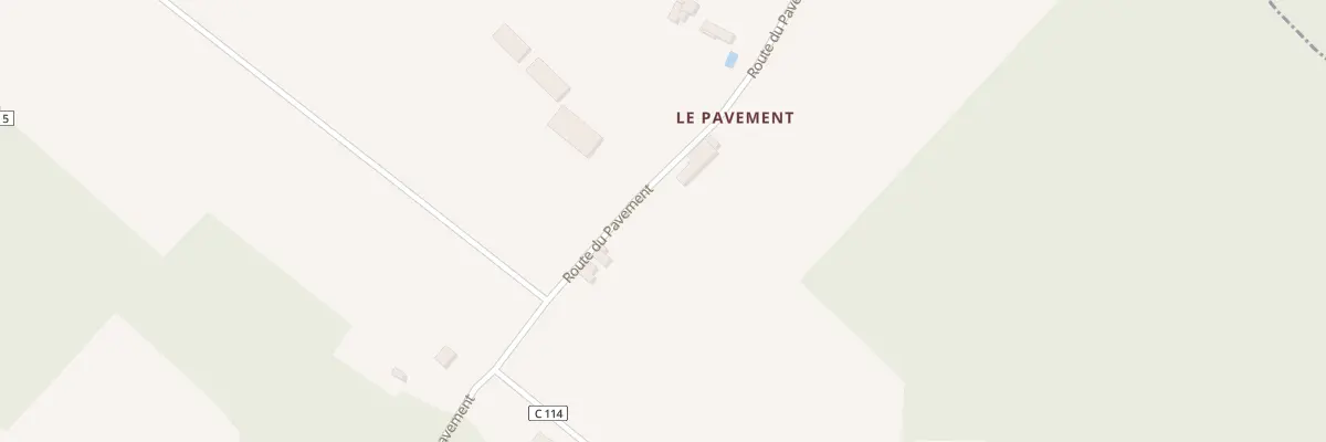 Plan du 4 Rte du Pavement à Cordey