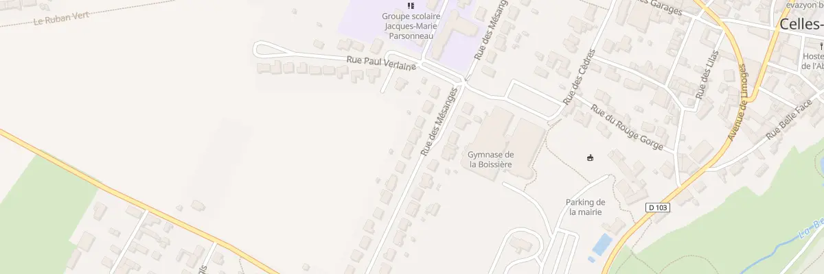 Plan du 16 Rue des Mésanges à Celles-sur-Belle