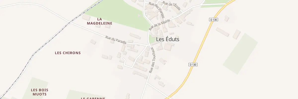Plan du 2 Rue des Touchaux aux Éduts