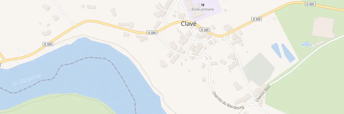 Plan du 6 Che du Bas Bourg à Clavé