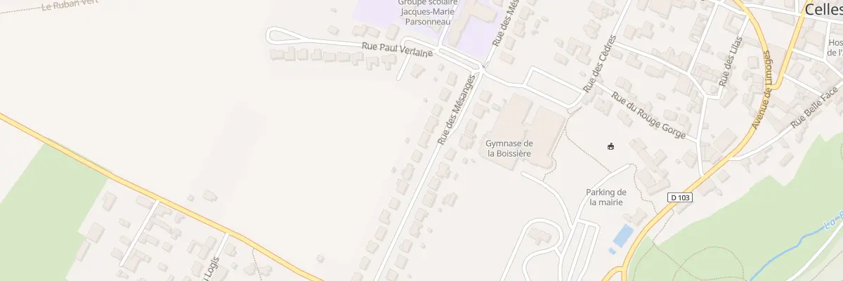 Plan du 18 Rue des Mésanges à Celles-sur-Belle