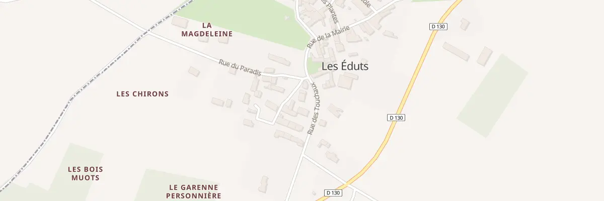Plan du 4 Rue des Touchaux aux Éduts
