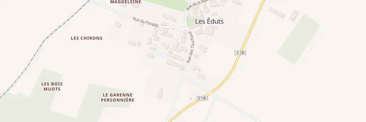Plan du 8 Rue des Touchaux aux Éduts