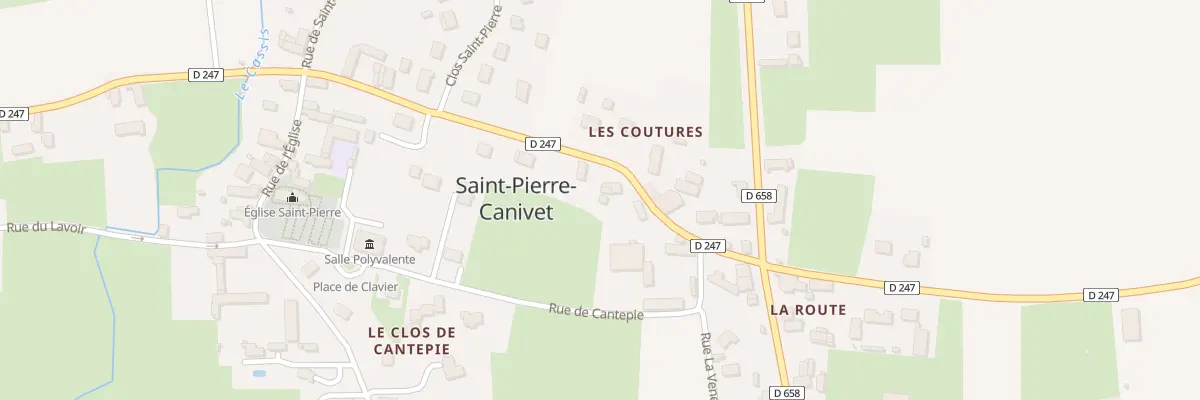 Plan du 6 Rue Marie à Saint-Pierre-Canivet