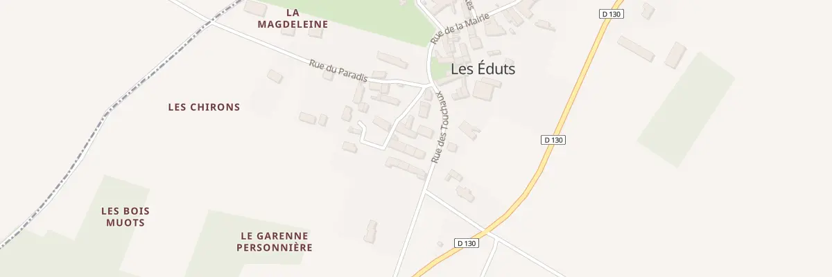 Plan du 6 Rue des Touchaux aux Éduts