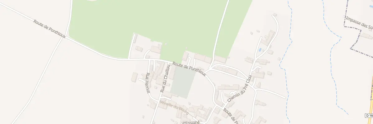 Plan du 6 Rte de Ponthioux à Juillé