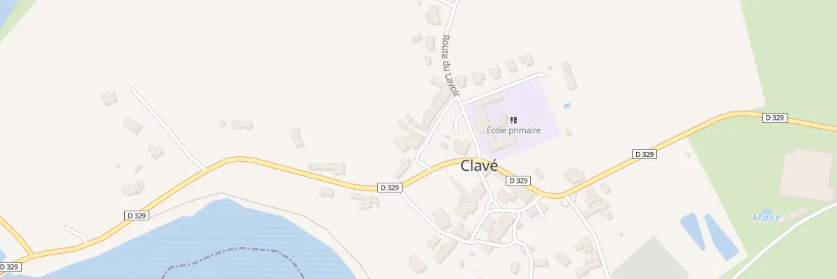 Plan du 12 Rue de la Gaité à Clavé