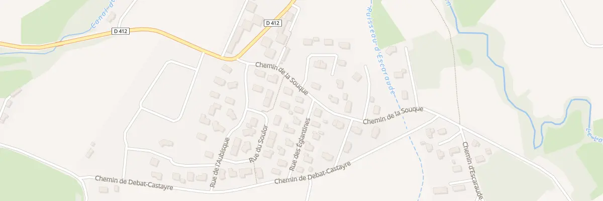 Plan du 2 Rue des Eglantines à Coarraze