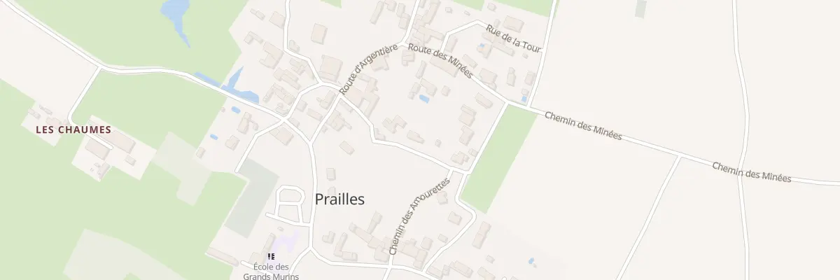 Plan du 9 Che Borgne à Prailles-La Couarde