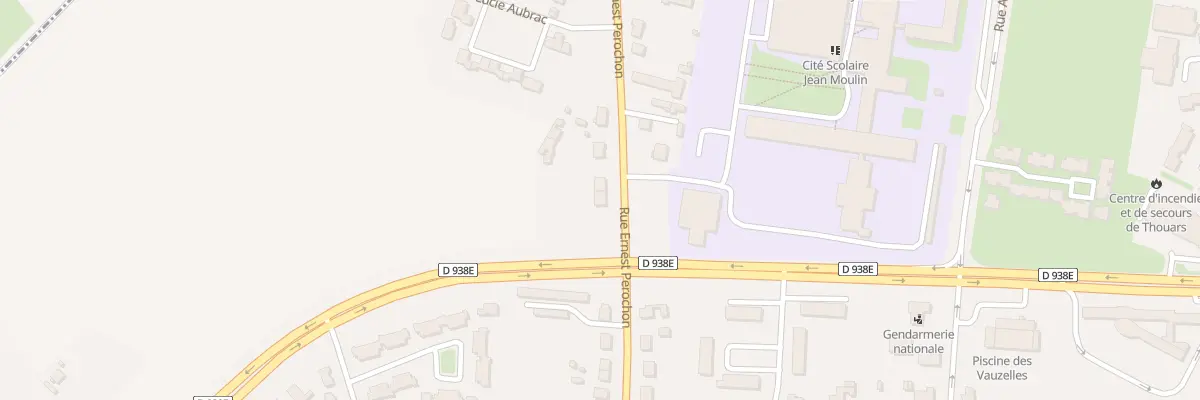 Plan du 105 Rue Ernest Pérochon à Thouars