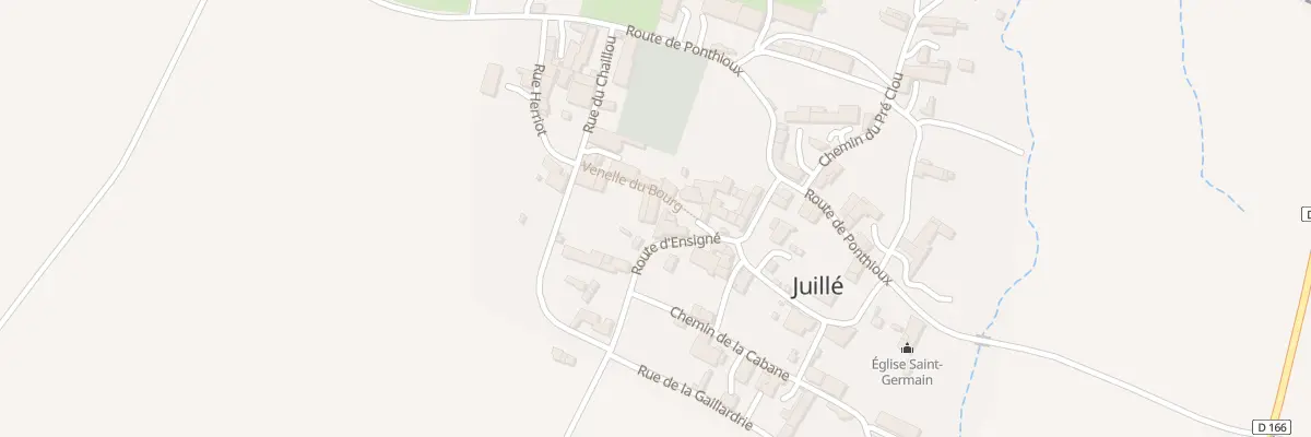 Plan du 8 Rte d’Ensigné à Juillé