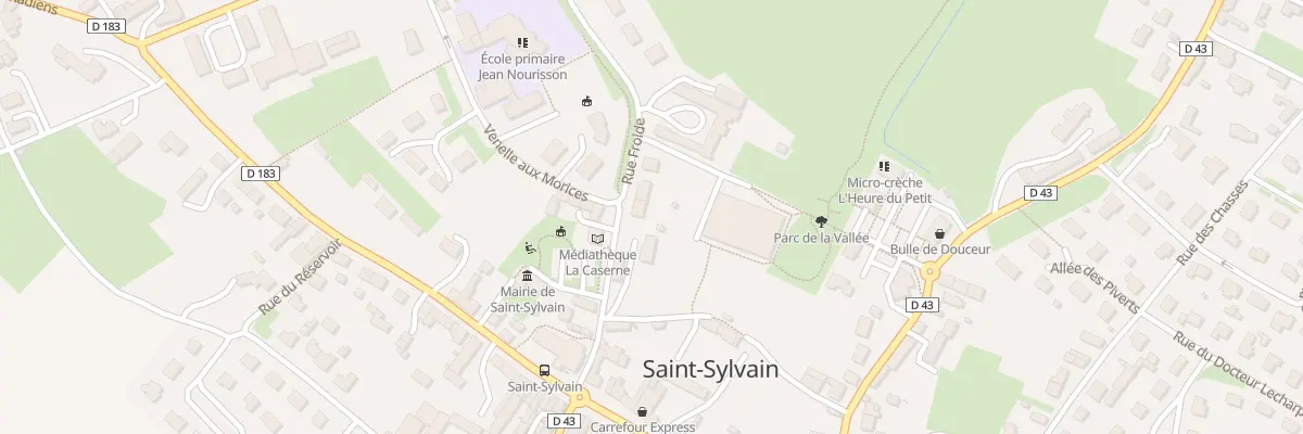 Plan du 6 Rue Froide à Saint-Sylvain