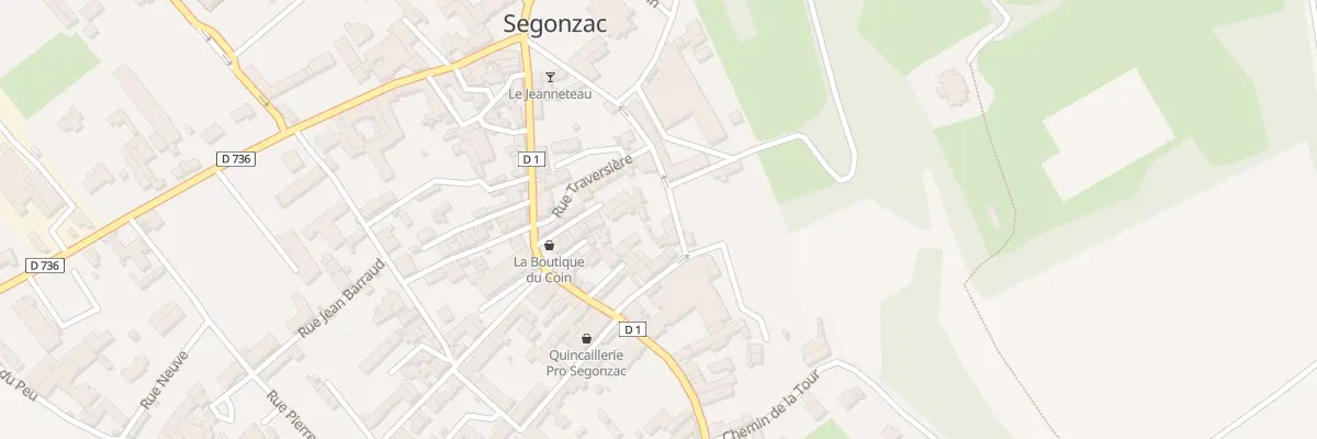 Plan du 7 Rue Aimé Richard à Segonzac