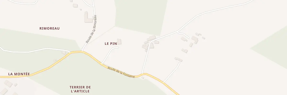 Plan du 5265 Le Pin à Chevanceaux