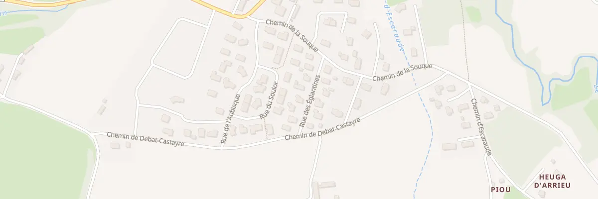 Plan du 10 Rue des Eglantines à Coarraze