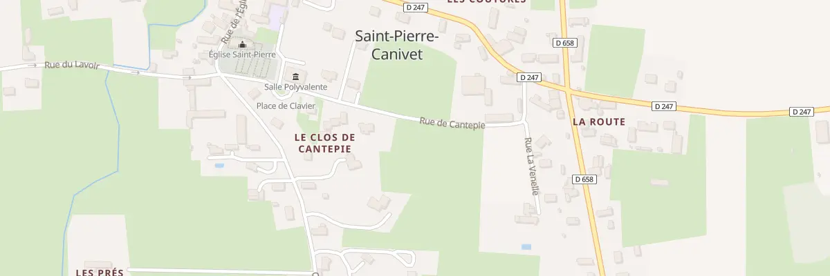 Plan du 3 Rue de Cantepie à Saint-Pierre-Canivet