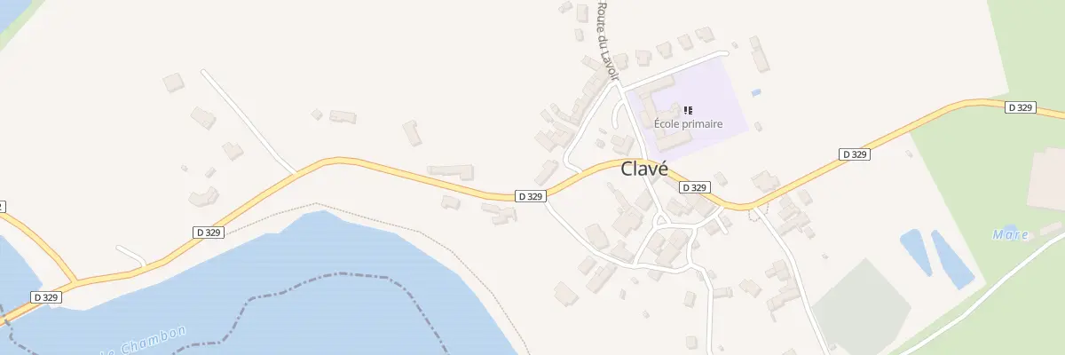 Plan du 16 Rue de la Gaité à Clavé