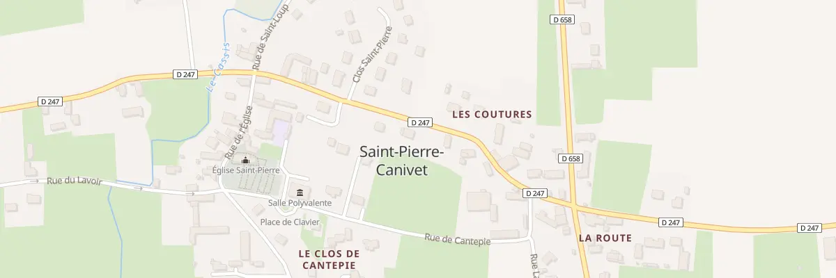Plan du 10 Rue Marie à Saint-Pierre-Canivet