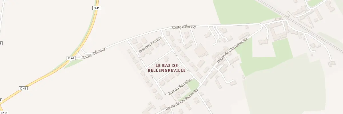 Plan du 1 Rue des Nénuphars à Bellengreville