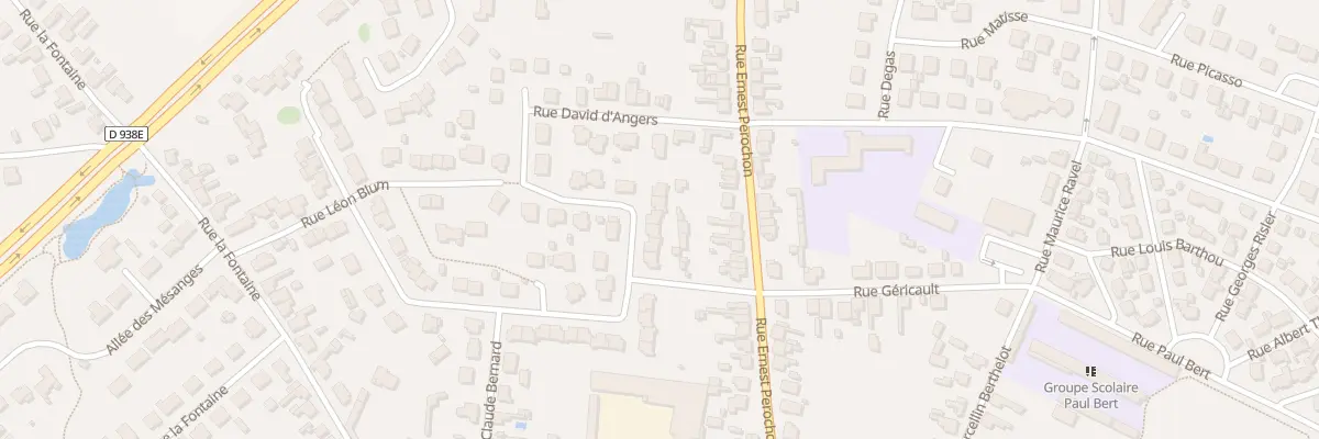 Plan du 17 Rue Gabriel Fauré à Thouars