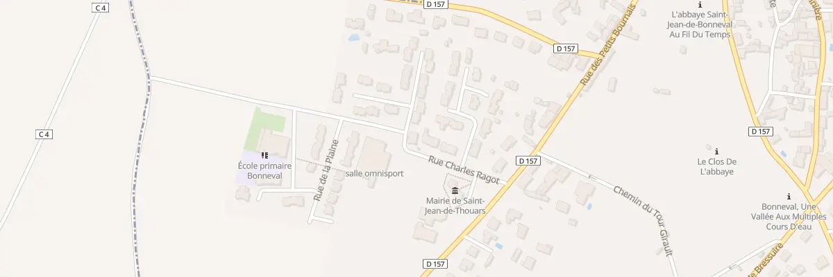 Plan du 8 Rue Charles Ragot à Saint-Jean-de-Thouars