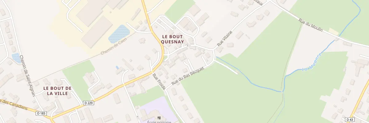 Plan du 5 Le Becquet à Saint-Sylvain