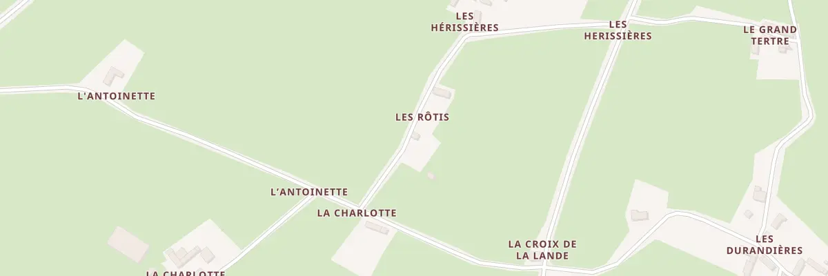 Plan du 5056 Les Rôtis à Neuvillette-en-Charnie
