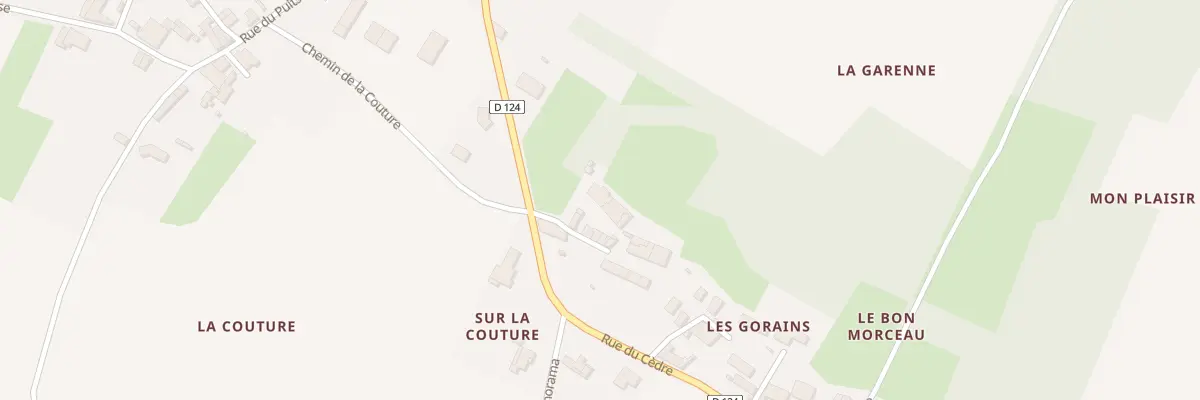 Plan du 1 Imp de la Faisanderie à Ballans