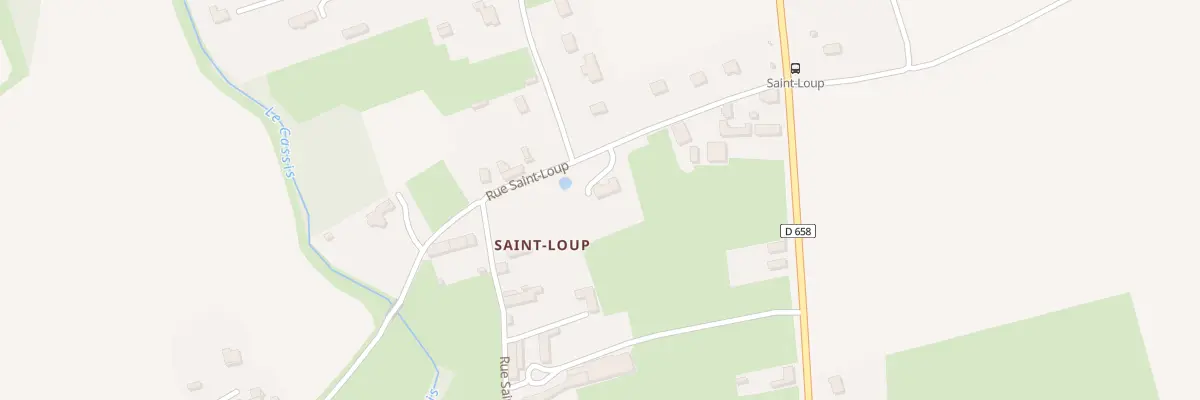 Plan du 3 Rue de St Loup à Soulangy