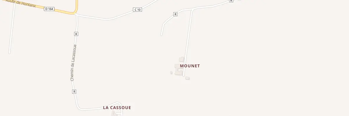Plan du 558 Rte de Cantau à Bourdalat
