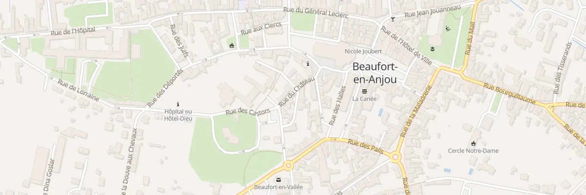 Plan du 3 Rue du Château à Beaufort-en-Anjou