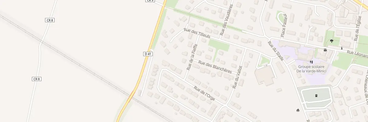 Plan du 8 Rue de la Fieffe à Bellengreville
