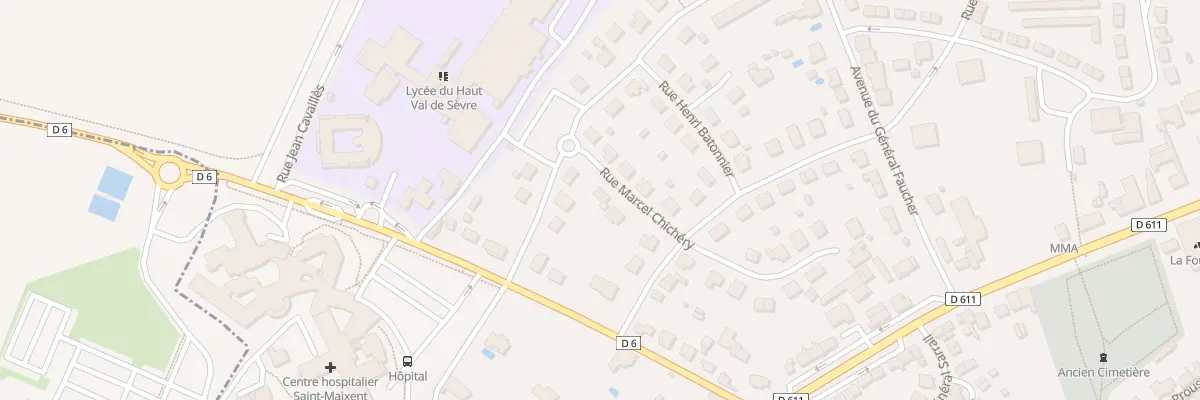 Plan du 4 Rue Marcel Chichery à Saint-Maixent-l’École