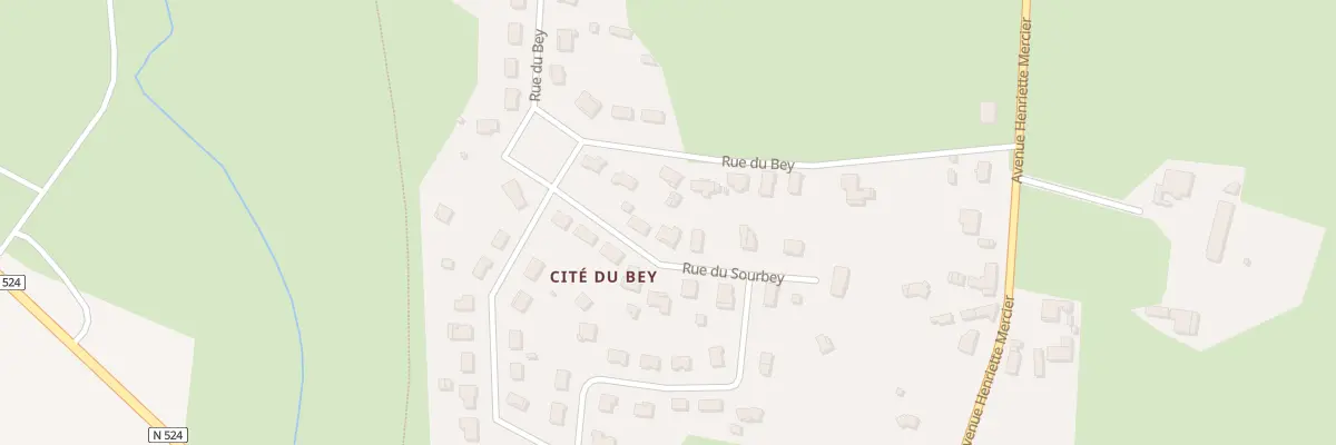 Plan du 4 Rue du Sourbey à Bazas