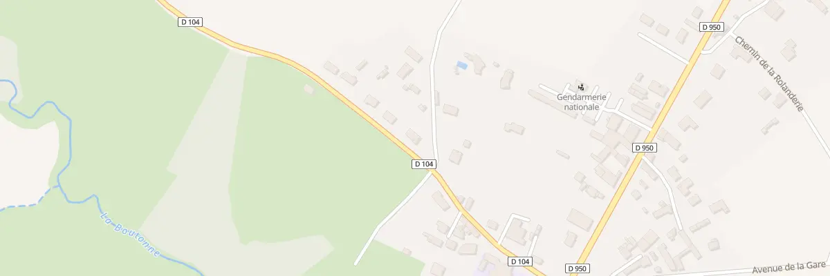 Plan du 13 Rte de Coulonges à Brioux-sur-Boutonne