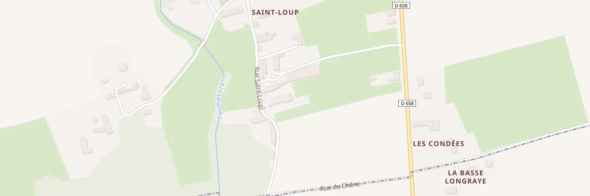 Plan du 17 Rue de Saint Loup à Soulangy