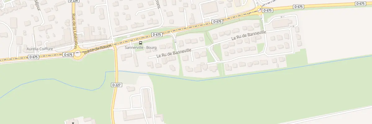 Plan du 43 Rue Le Ru de Banneville à Banneville-la-Campagne