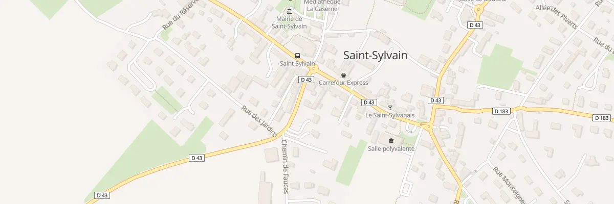 Plan du 1B Rue Georges Aubey à Saint-Sylvain