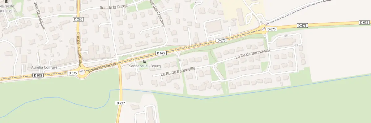 Plan du 30 Rue Le Ru de Banneville à Banneville-la-Campagne