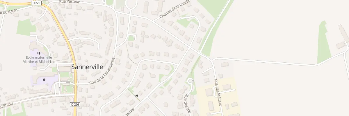 Plan du 33 Rue Jean Mermoz à Sannerville