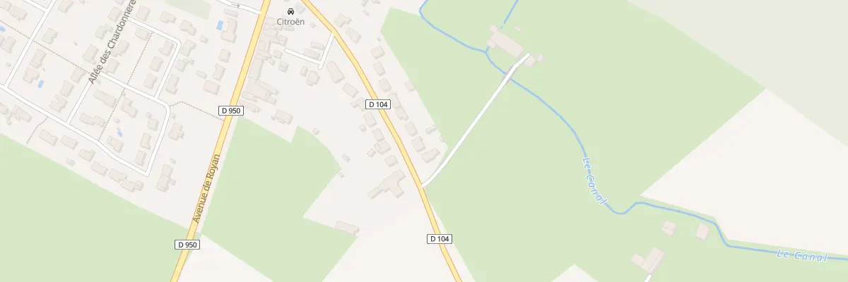 Plan du 22 Rte de Paizay-le-chapt à Brioux-sur-Boutonne