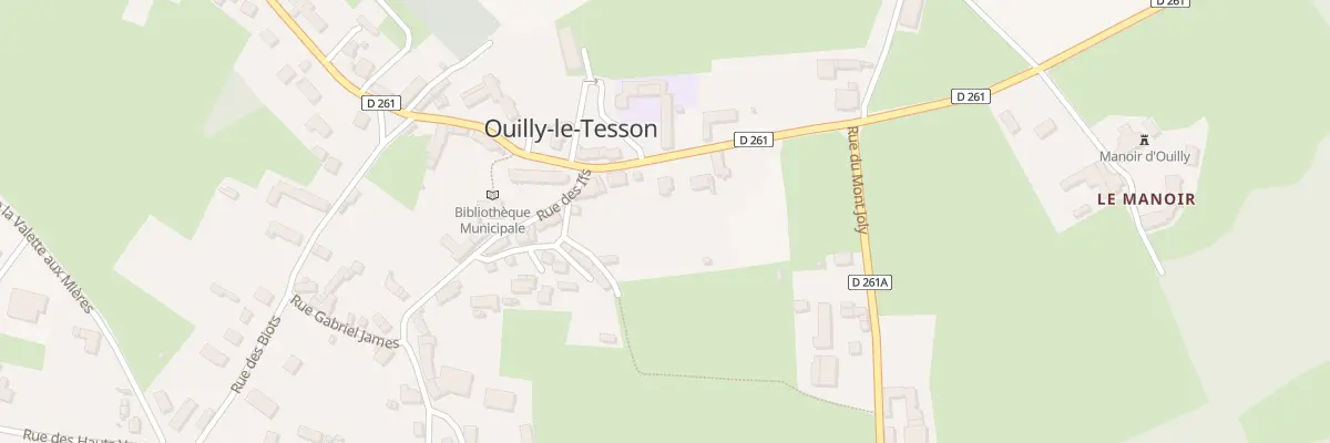 Plan du 4 Rue du Prônet à Ouilly-le-Tesson