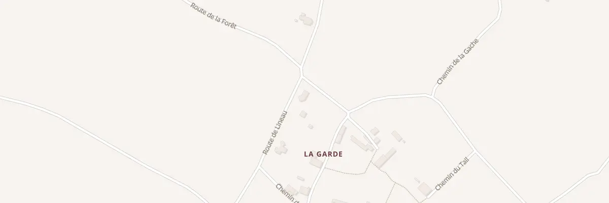 Plan du 1 Rte du Lineau la Garde à Romans