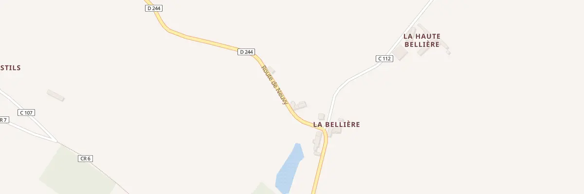 Plan du 11 Rte de Neuvy à Cordey