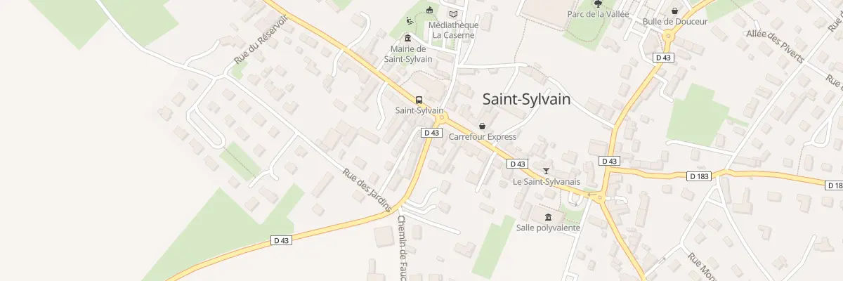 Plan du 6B Rue Georges Aubey à Saint-Sylvain