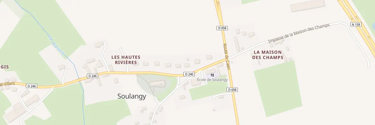 Plan du 6 Rte de Villers à Soulangy